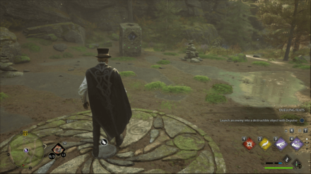 Hogwarts Legacy - South of East Hogsmeade Valley Merlin Trial - Pillar 2