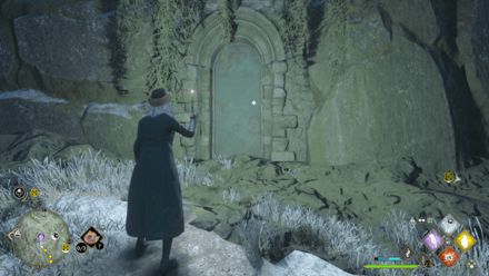 West of Upper Hogsfield Floo Flame Step 2