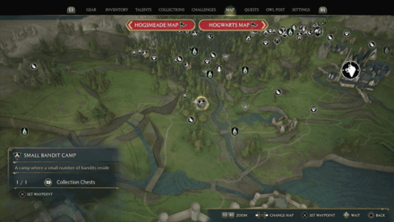 North Hogwarts North Hogwarts Forest map