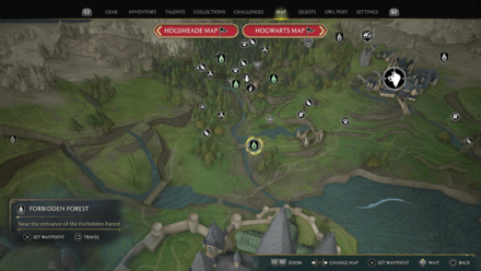 South Hogwarts Map View