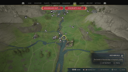 Hogwarts Valley 1 Map View