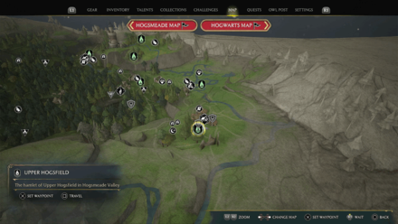 Hogsmeade Valley Map View