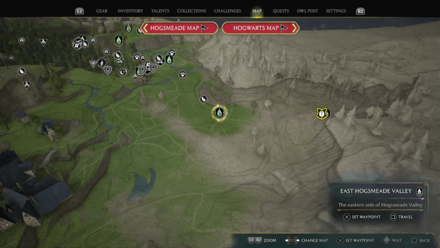 Hogsmeade Valley 1 Map View