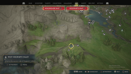 Hogwarts Valley 4 Map View