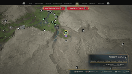 Poidsear Coast 1 Map View