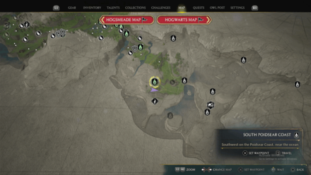 Poidsear Coast 3 Map View