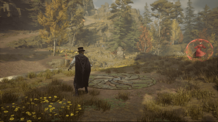 Hogwarts Legacy - West of East North Hogwarts Region Merlin Trial World View