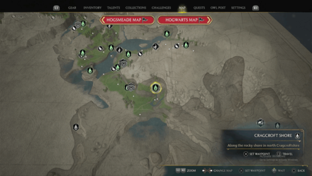 Cragcroftshire Map View