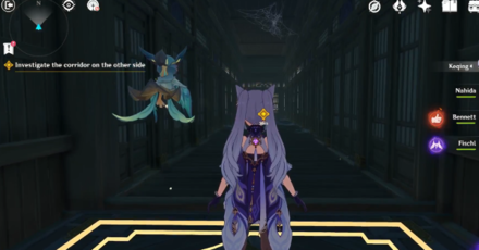 Genshin Impact - Silent Seeker of Knowledge Walkthrough - Investigate the Corridor