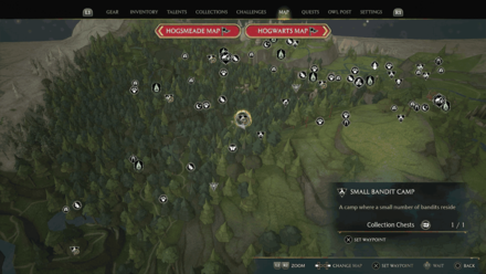 Forbidden Forest West Forbidden Forest 1 map