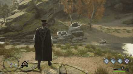 Hogwarts Legacy - West of East North Hogwarts Region Merlin Trial - Statue 1