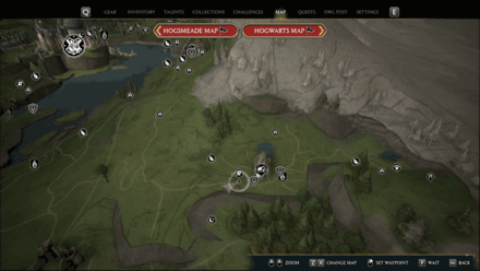 Hogwarts Valley Brocburrow map