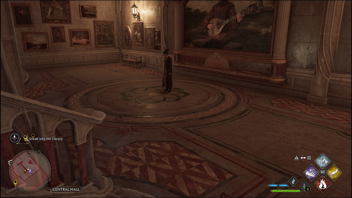 Hogwarts Legacy - sneak into the library