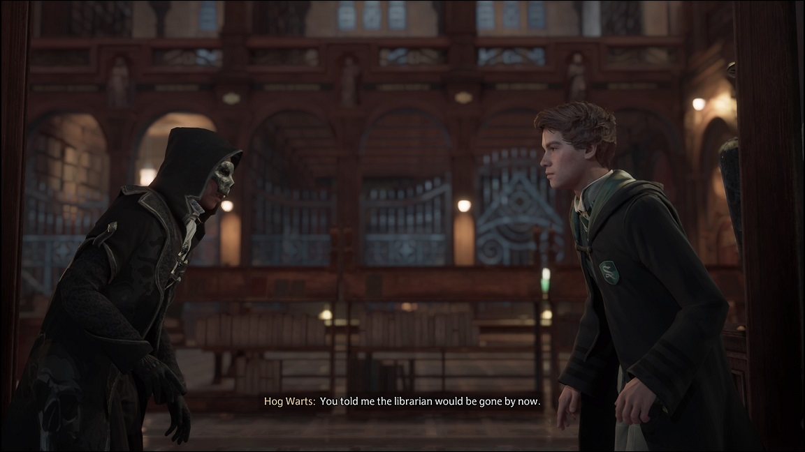 Hogwarts Legacy - talk to Sebastian