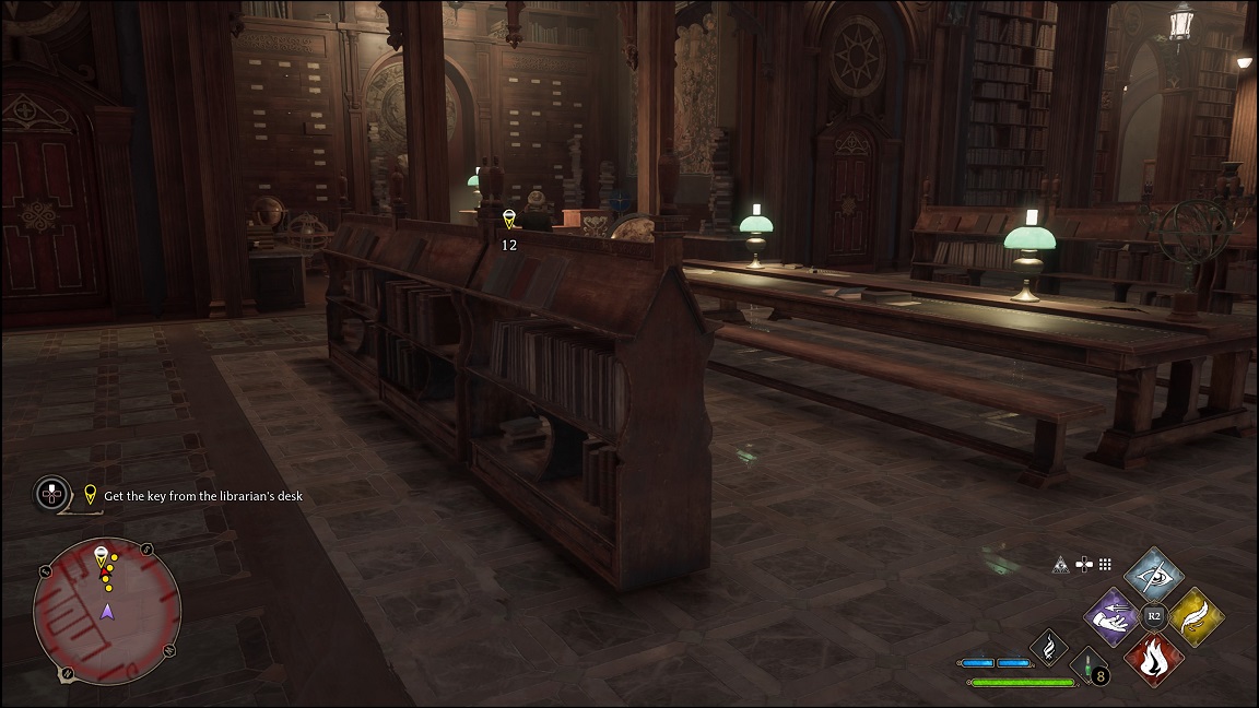 Hogwarts Legacy - get the key from the librarian