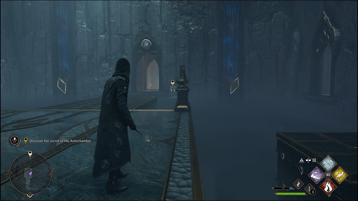 Hogwarts Legacy - Antechamber third room path to secret chest