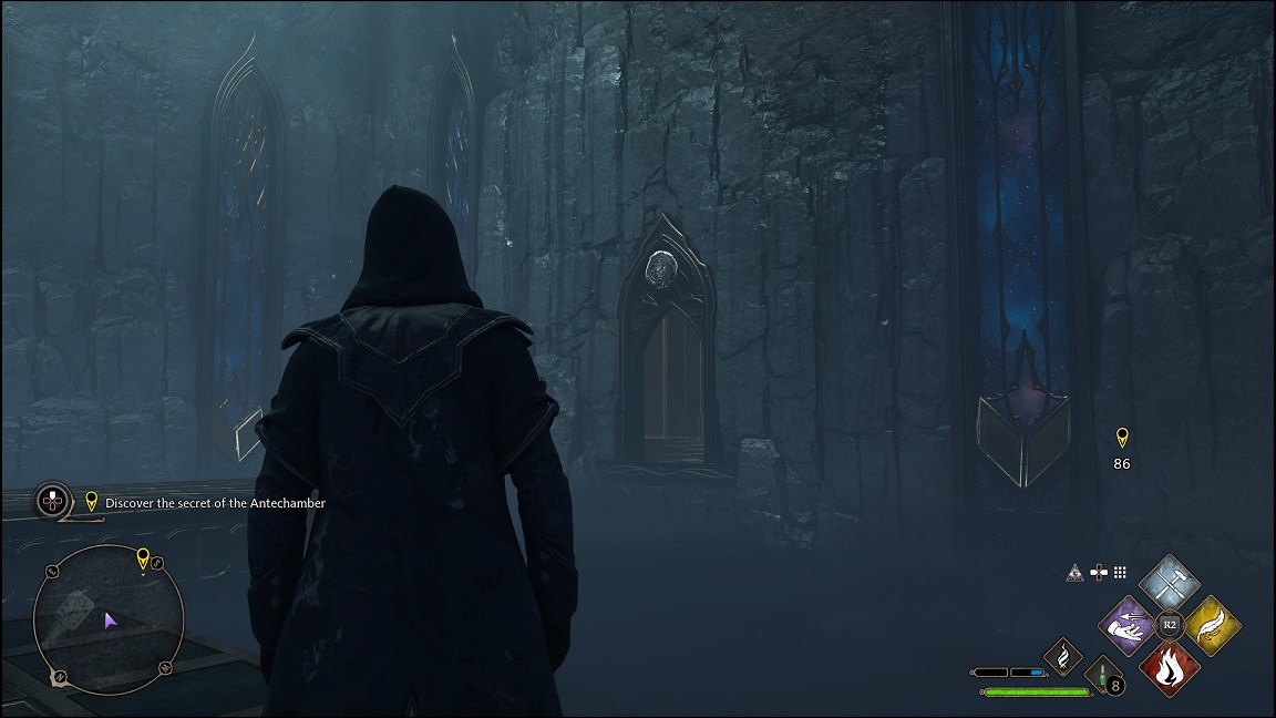 Hogwarts Legacy - Antechamber third room path to secret chest
