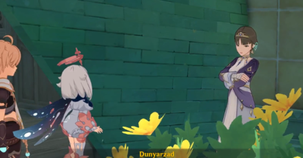 Genshin Impact - The Trail of the God of Wisdom Walkthrough - Catch Up with Dunyarzad
