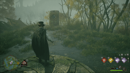 Hogwarts Legacy - Southeast of Northern South Sea Bog Merlin Trial - Pillar 2