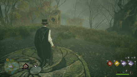 Hogwarts Legacy - Southeast of Northern South Sea Bog Merlin Trial - Pillar 3