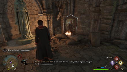 Hogwarts Legacy - Burn the Frame to Finish the Quest