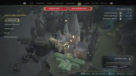 Central Hall Map View