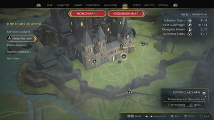 Flying Calls Lawn Map View