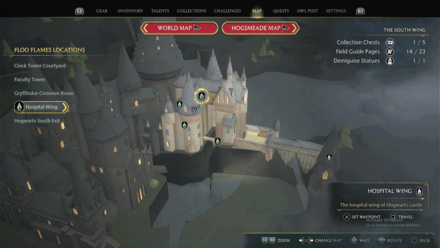 Hospital Wing Map View