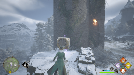 Northwest of Keenbridge Floo Flame Step 1