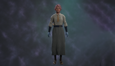 Gold Trimmed Debonair Ensemble