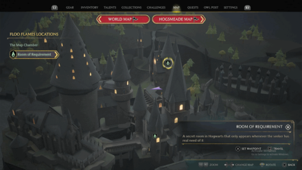 Room of Requirement Map View