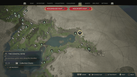 Marunweem Lake Coastal Mine Chest map