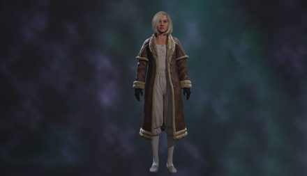 Leather Winter Cloak