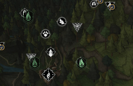 forbidden forest 2 spider lairs-hogwarts legacy