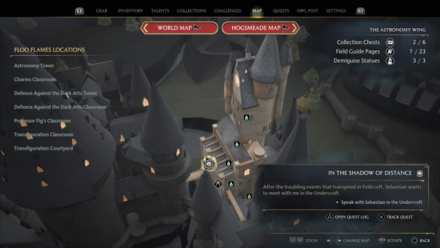 In the Shadow of Distance Map View