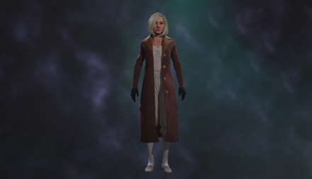 Currant Patterned Longcoat