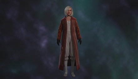 Crimson Patterned Robe