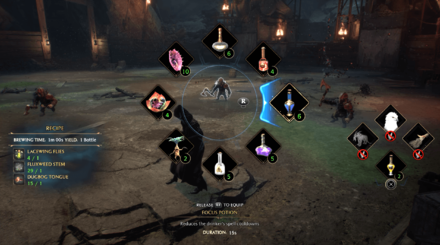 Hogwarts Legacy - Use a Focus Potion