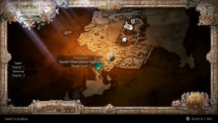 Octopath Traveler 2 Octopath Traveler 2 Inventor Guild World Map Location