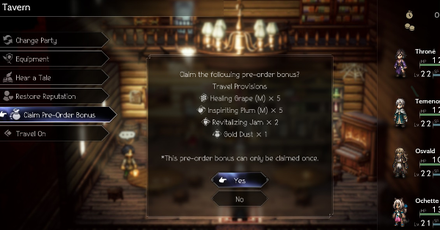 Octopath Traveler 2 - How to Claim Pre-Order Bonuses