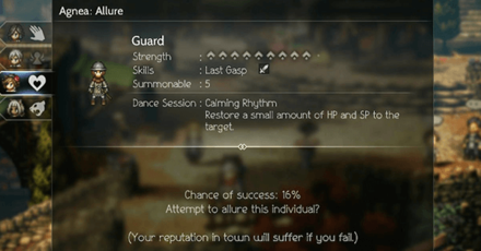 Octopath 2 - Guard Stats