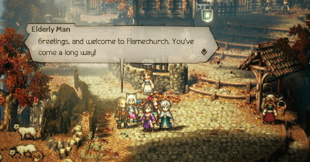 Octopath Traveler 2 - Elderly Man Overworld