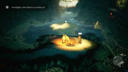 Octopath Traveler II - Investigate the cavern