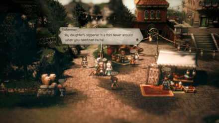 Octopath Traveler 2 - Fisherman Carrying Octopuff Pot Location