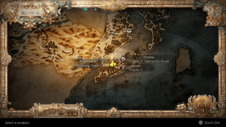 Octopath Traveler 2 - Octopuff Pot Town Location