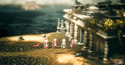 Octopath Traveler 2 - Apothecary World View