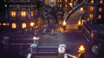 Octopath Traveler 2 - Make for the Roque Company Factory