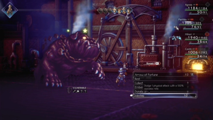 Octopath Traveler 2 - Utilize Defensive Skills