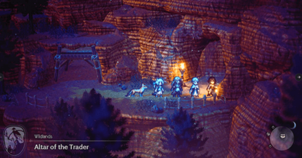 Octopath Traveler 2 - Merchant Altar World View