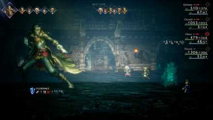 Octopath Traveler 2 - Throne Chapter 2 - Father Route - Bergoni has multiple turns